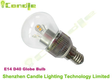 5w lumineux superbe a mené l'ampoule E14 de globe avec du CE RoHS d'angle de visualisation de 360 degrés