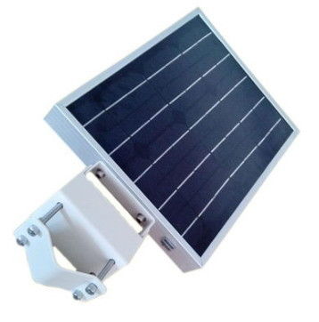 Réverbères solaires tout-en-un extérieurs purs élevés du blanc IP66 LED du lumen 50W