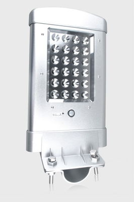 Le capteur de mouvement 40W refroidissent les réverbères solaires extérieurs imperméables blancs de LED