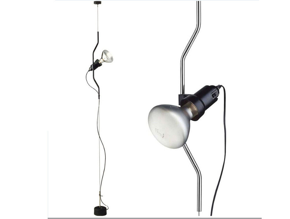 Plancher de Parentesi de minimaliste à la lumière d'acier au carbone de lampe de plafond avec la forme tubulaire