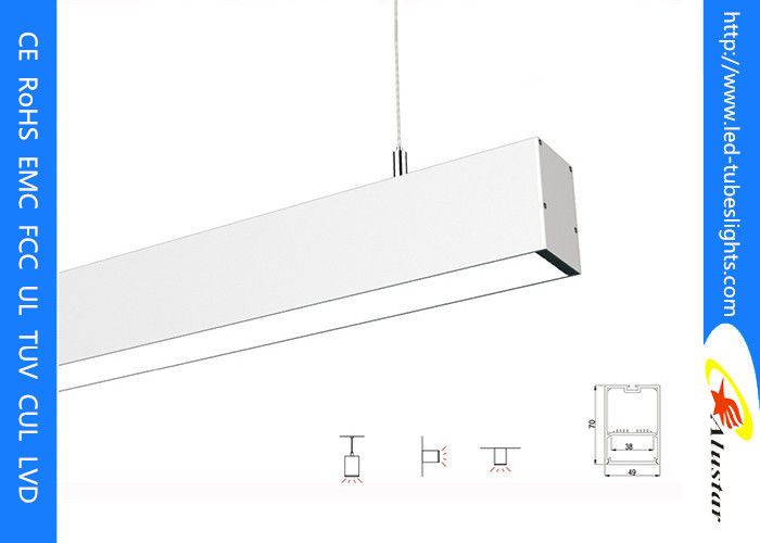 le pendant accrochant changeant LED de couleur linéaire commerciale de 2600k allume 49mmX70mm